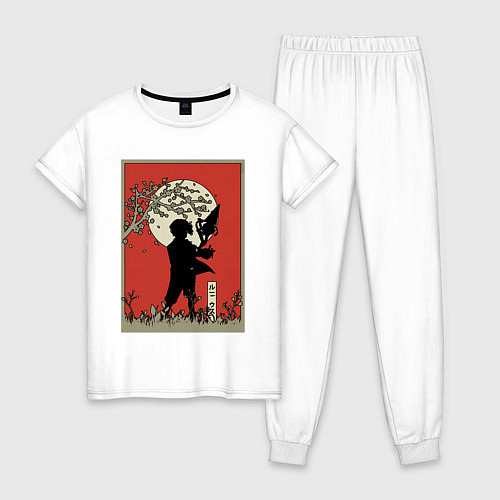 Женская пижама Реинкарнация безработного Рудеус Грейрат / Белый – фото 1