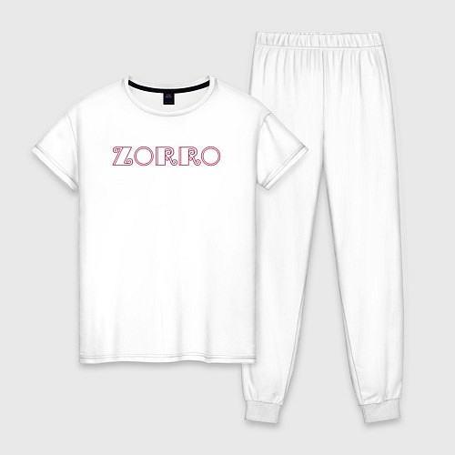 Женская пижама Zorro / Белый – фото 1