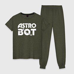 Женская пижама Astro bot logo