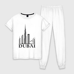 Женская пижама Dubai city style