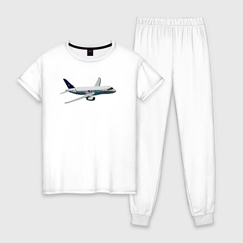 Женская пижама Опытный самолет SJ-100 ВС 95005 / Белый – фото 1