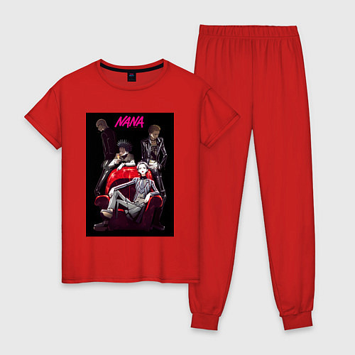 Женская пижама Нана Осаки группа / Красный – фото 1