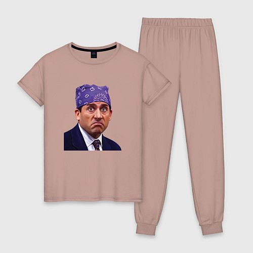 Женская пижама Prison mike Michael Scott офис / Пыльно-розовый – фото 1