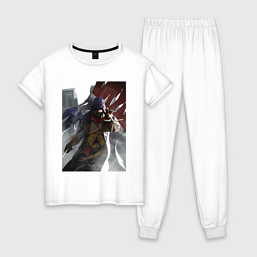 Женская пижама Мужская футболка Assassins Creed Unity / Белый – фото 1