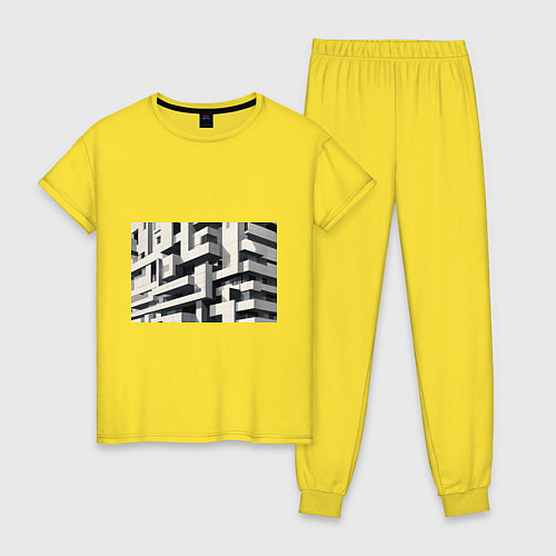 Женская пижама Вдохновлено Ле Корбюзье / Желтый – фото 1