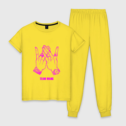 Женская пижама Got7 team wang / Желтый – фото 1