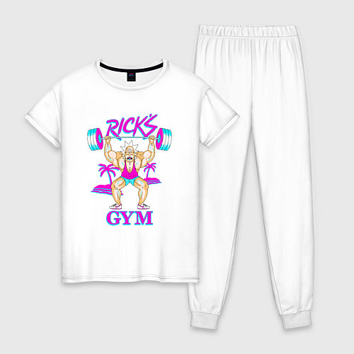 Женская пижама Ricks GYM / Белый – фото 1