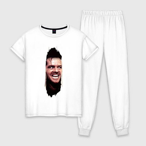 Женская пижама А вот и Джонни из фильма Сияние / Белый – фото 1