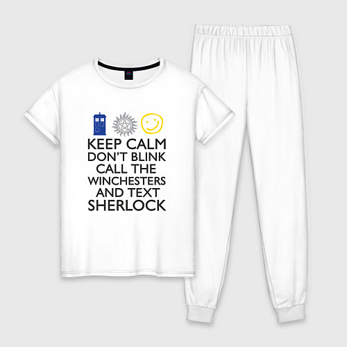 Женская пижама Sherlock doctor / Белый – фото 1