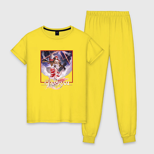 Женская пижама Химеко / Желтый – фото 1