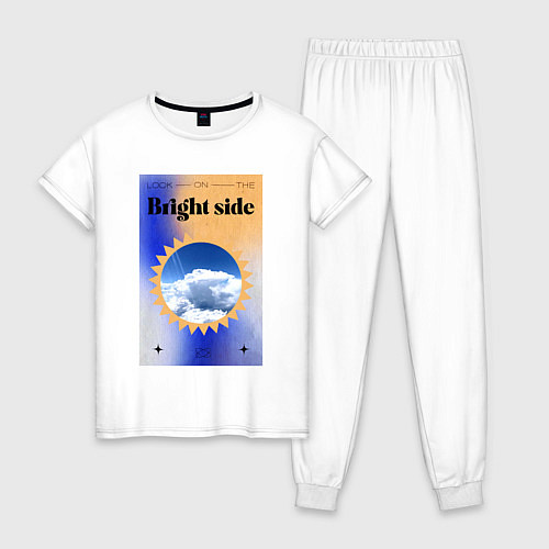 Женская пижама Светлая сторона / Белый – фото 1