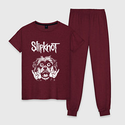 Женская пижама Slipknot rock dog