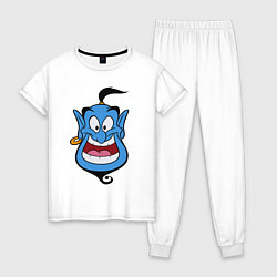 Пижама хлопковая женская Аладдин - Джинни, цвет: белый