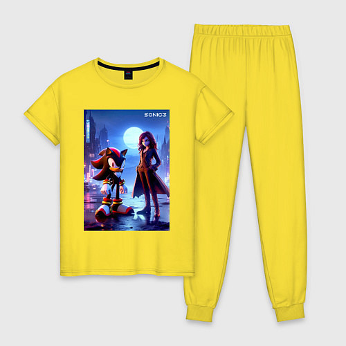 Женская пижама Shadow and Shadow-Maria / Желтый – фото 1