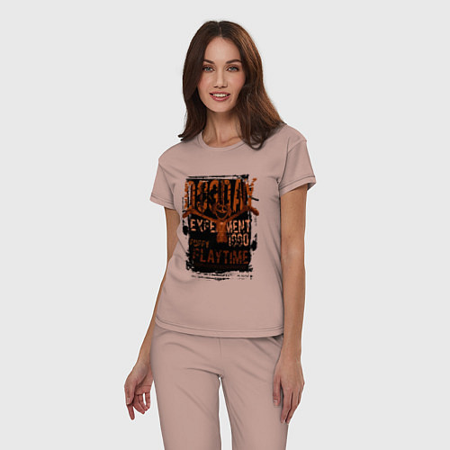 Женская пижама Пеклопёс DogDay / Пыльно-розовый – фото 3