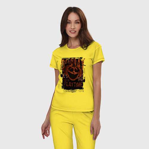 Женская пижама Пеклопёс DogDay из Poppy Playtime / Желтый – фото 3