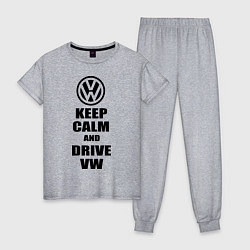 Женская пижама Keep Calm & Drive VW