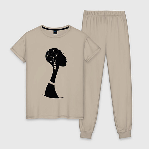 Женская пижама Woman Africa / Миндальный – фото 1