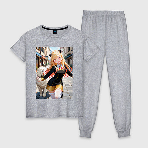 Женская пижама Марин Китагава косплей Ани Форджер / Меланж – фото 1