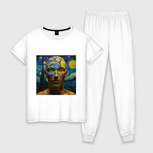 Женская пижама Звёздный человек / Белый – фото 1