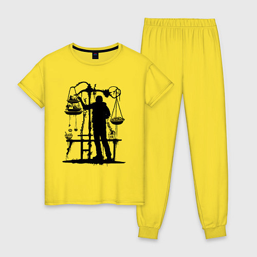 Женская пижама Весы нутрициолога / Желтый – фото 1