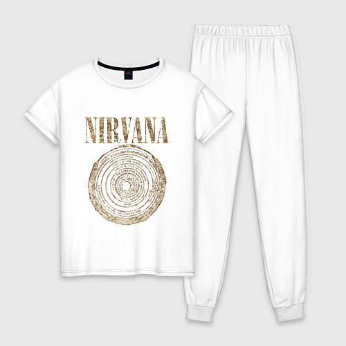 Женская пижама Nirvana Circles of hell / Белый – фото 1