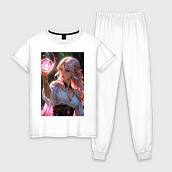 Женская пижама Нежная эльфийка с магической сферой