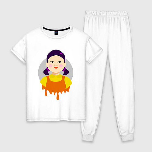 Женская пижама Кукла убийца / Белый – фото 1
