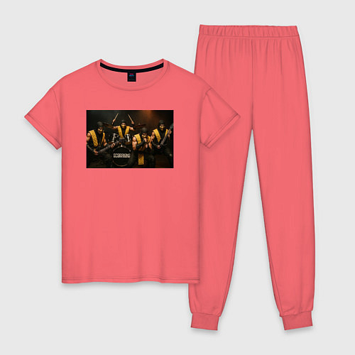 Женская пижама Sorpions Mortal Kombat / Коралловый – фото 1