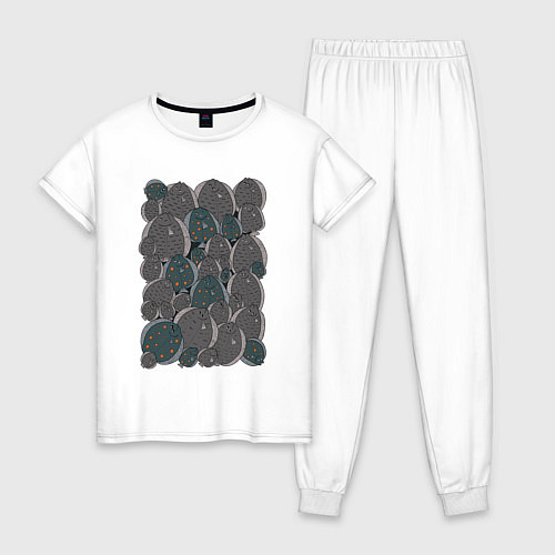 Женская пижама Камбала / Белый – фото 1