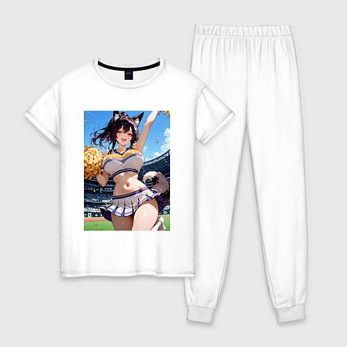 Женская пижама Ушаста группа поддержки / Белый – фото 1