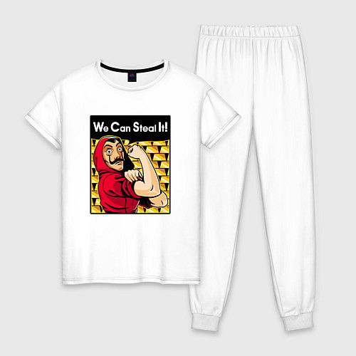 Женская пижама Мы можем это украсть / Белый – фото 1