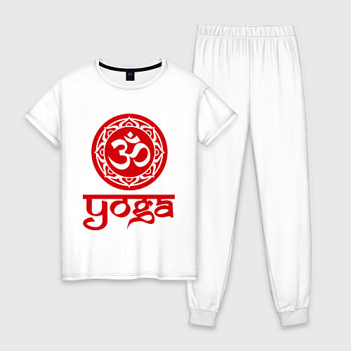 Женская пижама OM Yoga / Белый – фото 1
