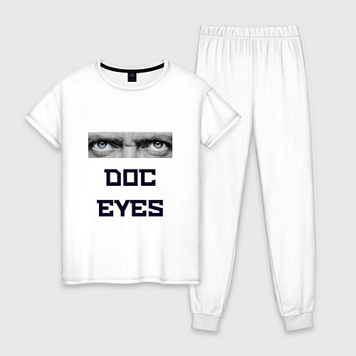 Женская пижама Doc Eyes / Белый – фото 1