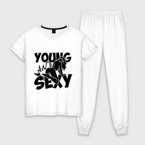 Женская пижама Young & Sexy / Белый – фото 1