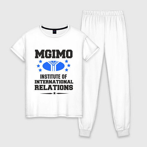 Женская пижама MGIMO Institute / Белый – фото 1