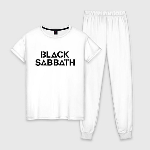Женская пижама Black Sabbath / Белый – фото 1