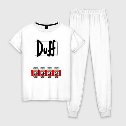 Женская пижама DUFF-Man / Белый – фото 1