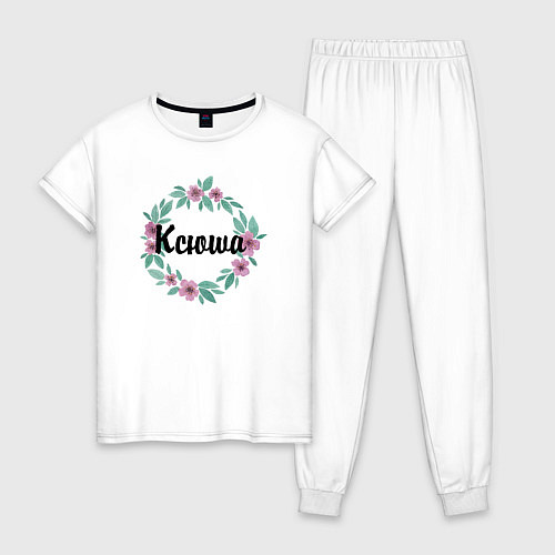 Женская пижама Ксюша / Белый – фото 1