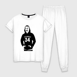 Пижама хлопковая женская Stalingrad 34, цвет: белый