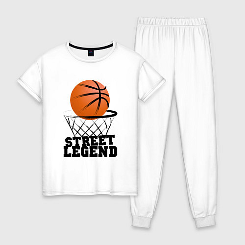 Женская пижама Баскетбол / Белый – фото 1