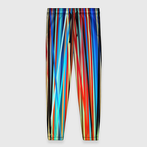 Женские брюки Colored stripes / 3D-принт – фото 1