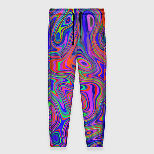 Женские брюки Цветная текстура 5 / 3D-принт – фото 1