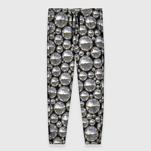 Женские брюки Серебряные шары / 3D-принт – фото 1