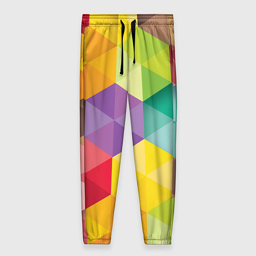 Женские брюки Цветные зонтики / 3D-принт – фото 1