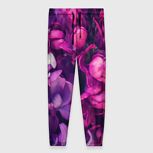 Женские брюки Тюльпановый сад / 3D-принт – фото 1