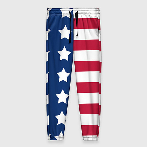 Женские брюки USA Flag / 3D-принт – фото 1