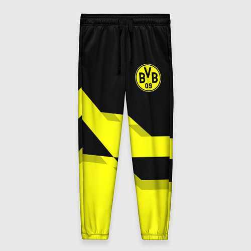 Женские брюки BVB FC: Yellow style / 3D-принт – фото 1