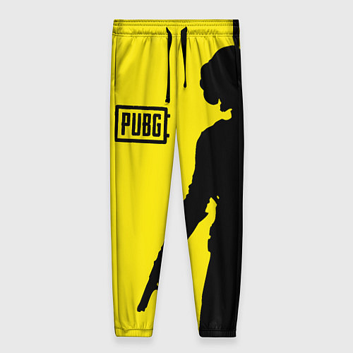 Женские брюки PUBG: Yellow Shadow / 3D-принт – фото 1