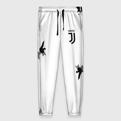 Женские брюки FC Juventus: White Original / 3D-принт – фото 1